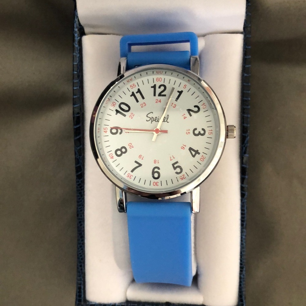 Speidel blue scrub/Nurses watch